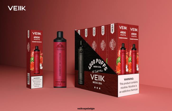 VEIIK Micko Era 4500 pufjes wegwerp 30 mg aardbei watermeloen 462F1 - VEIIK Vape Price