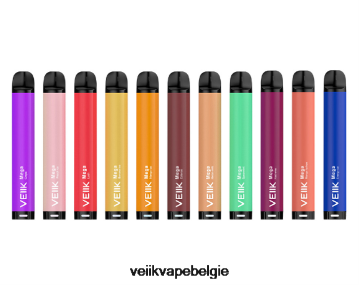 VEIIK Micko Mega wegwerpvape 800 trekjes 500mAh meerdere smaken 462F59 - VEIIK Vape Brussel