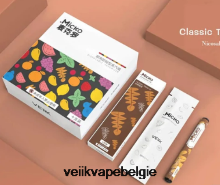 VEIIK Micko wegwerpvape 400 trekjes 310mah 10st meerdere smaken 462F56 - Vape VEIIK Micko